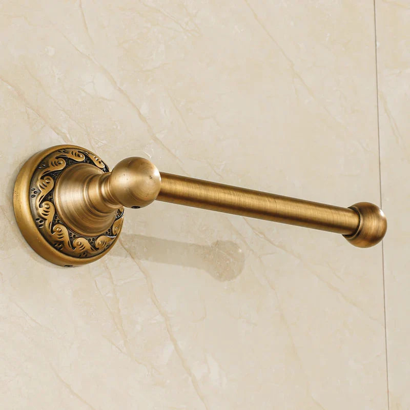 Antique Brass Tissue Holder