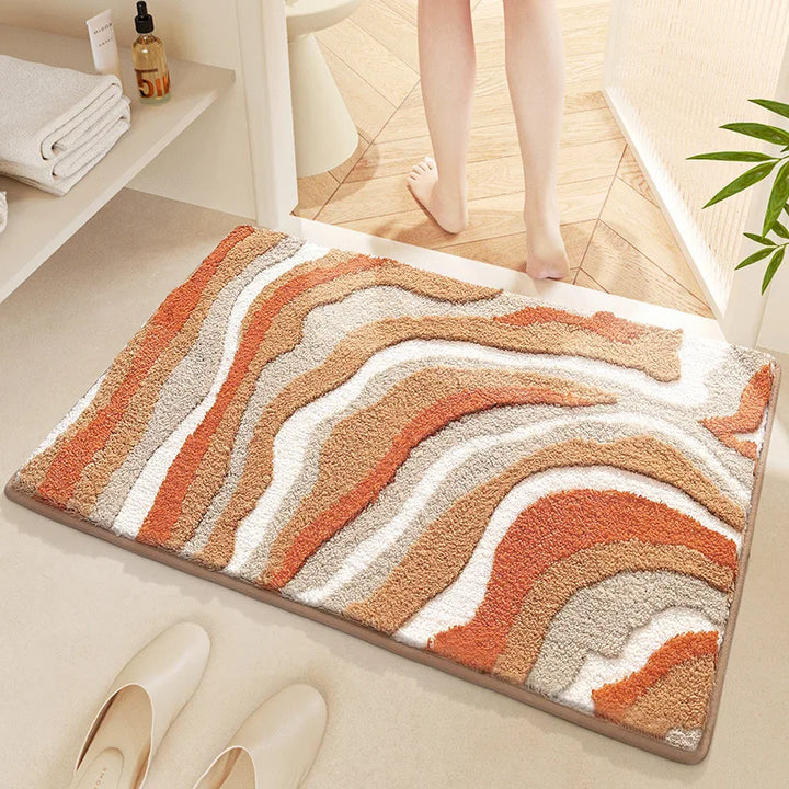 Organic Reeve Fabric Bath Mat