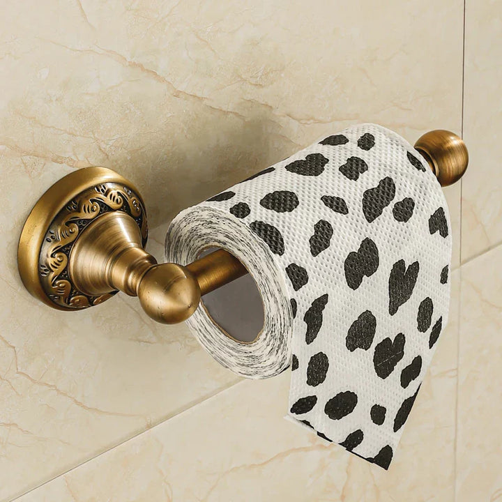 Antique Brass Tissue Holder