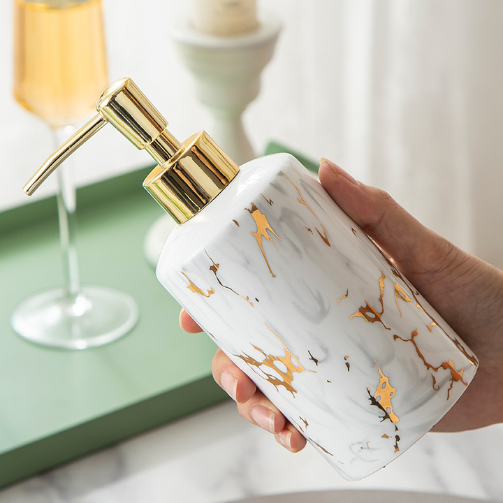 Janion Marble Bath Set